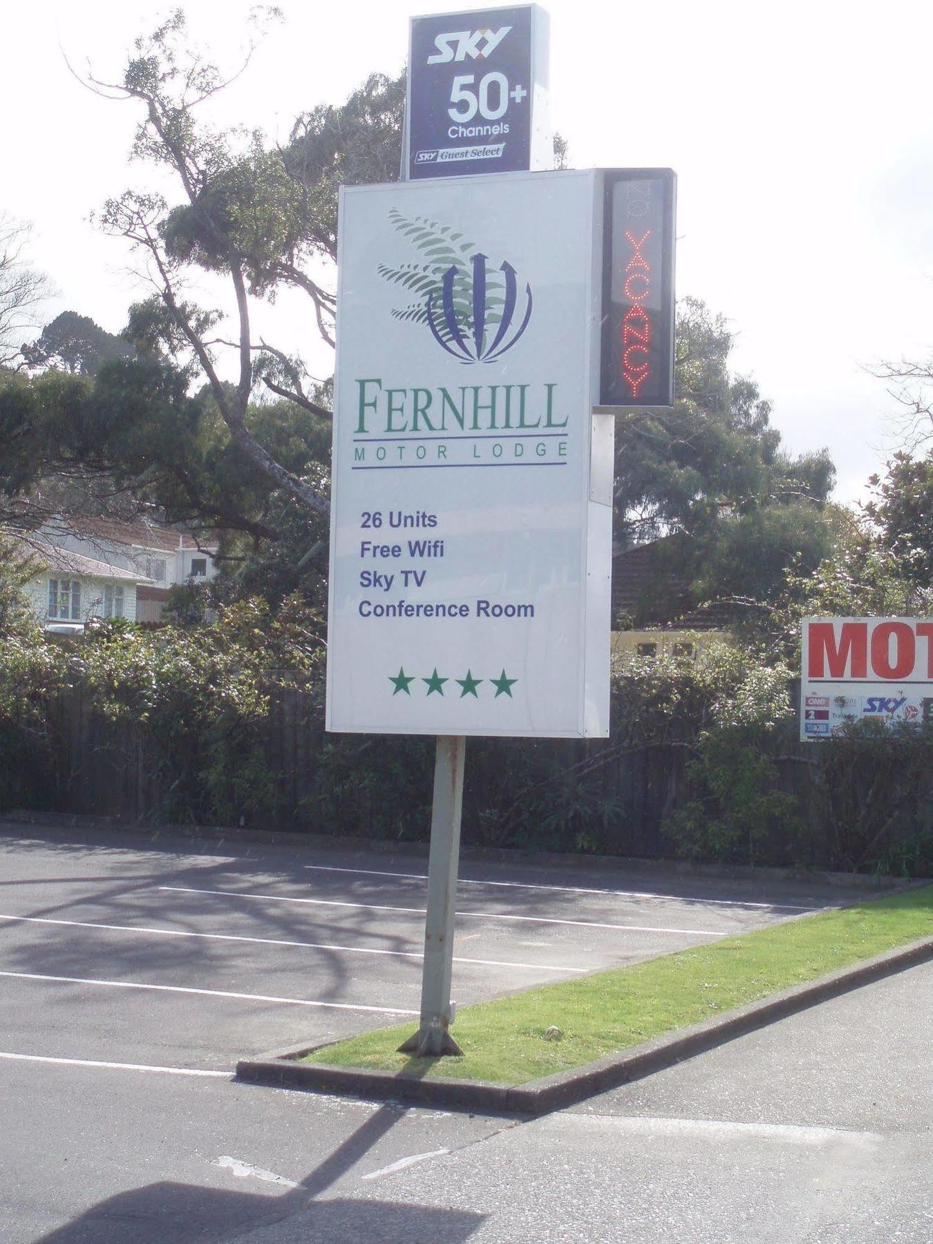 Fernhill Motor Lodge Lower Hutt Exteriör bild